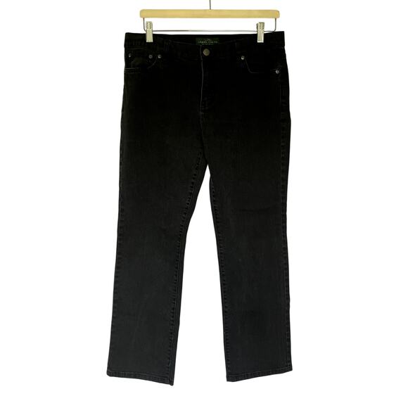 Lauren Ralph Lauren Denim - Lauren Ralph Lauren black jeans classic straight style cotton women's size 10